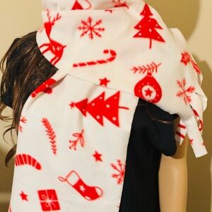 Christmas Santa’s Fleece Scarf 9”x62”
